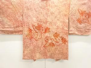 アンティーク　本総絞り紅葉模様絵羽織